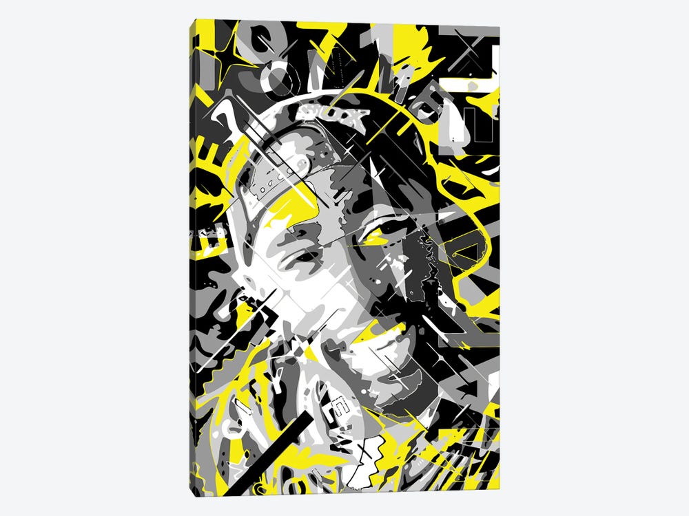 Tupac by Cristian Mielu 1-piece Canvas Print