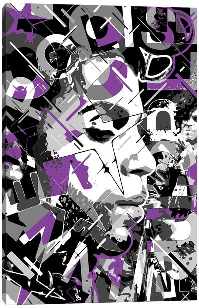 Prince Canvas Art Print - Pop Collage