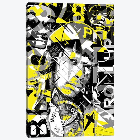 Wiz Khalifa Canvas Print #MIE381} by Cristian Mielu Canvas Print