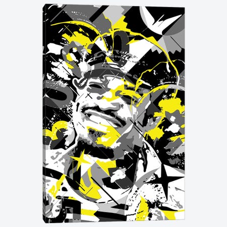 Andre 3000 Canvas Print #MIE387} by Cristian Mielu Canvas Wall Art