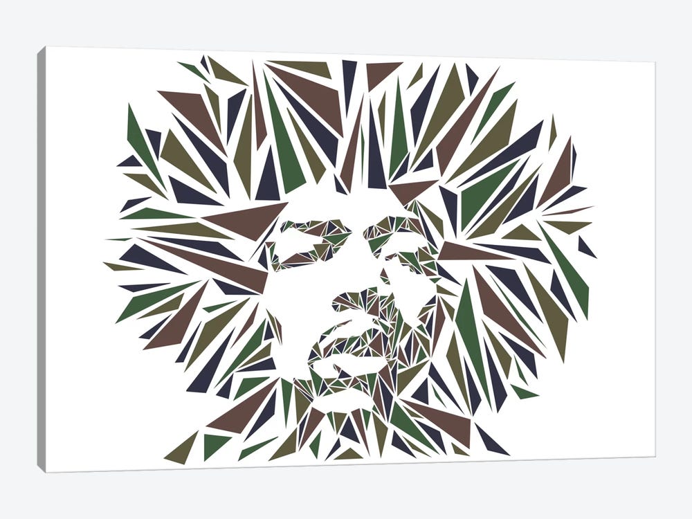 Jimi Hendrix I by Cristian Mielu 1-piece Canvas Print