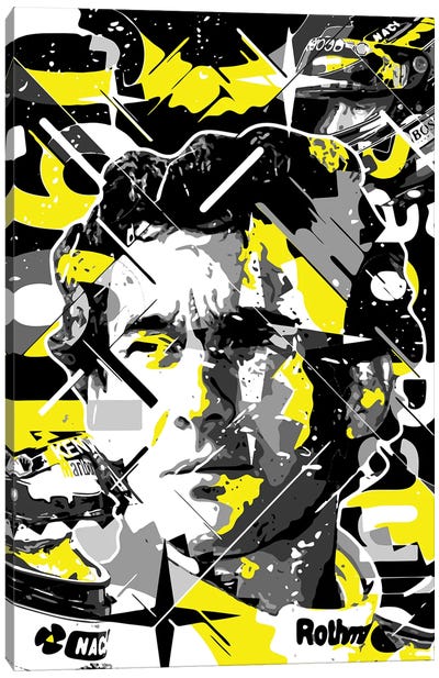 Senna Canvas Art Print - Limited Edition Sports Art