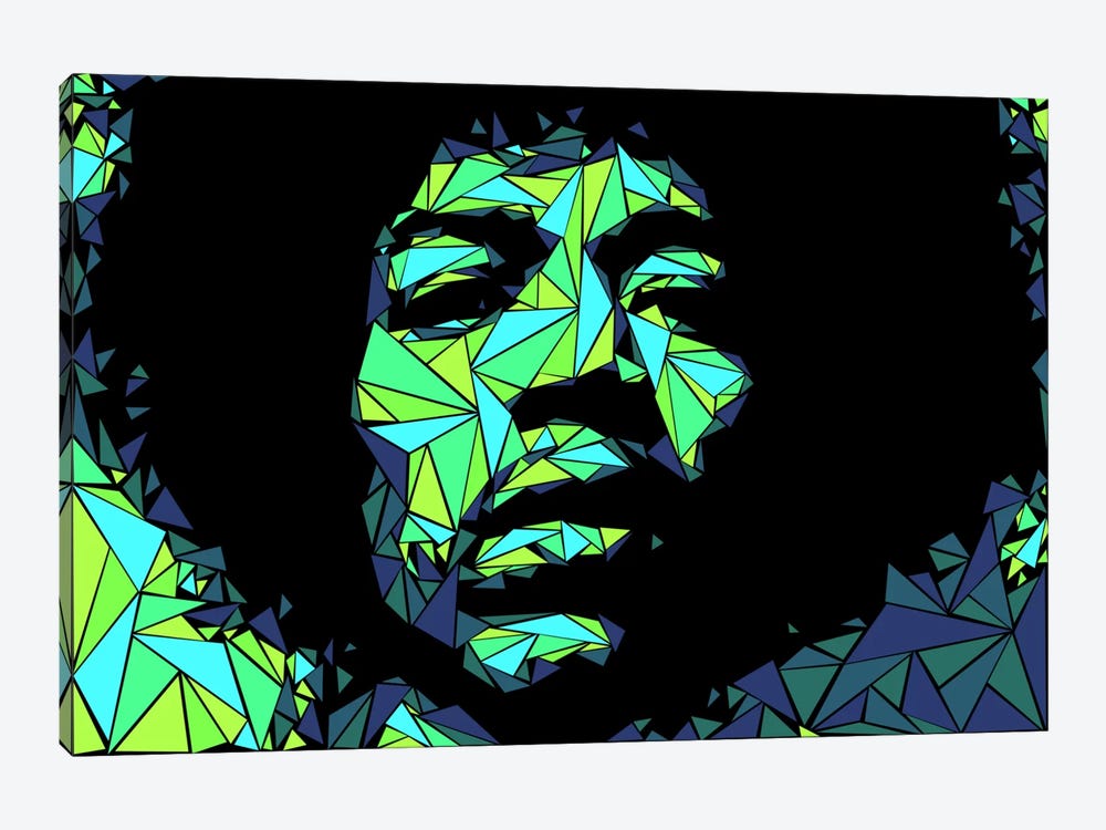 Jimi Hendrix II by Cristian Mielu 1-piece Canvas Artwork