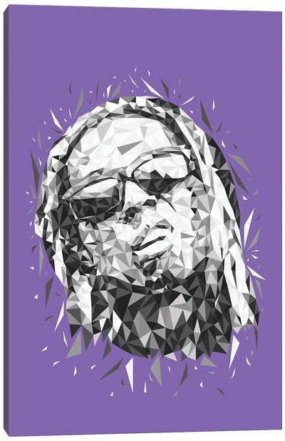 Low Poly Lil Wayne Canvas Art Print - Cristian Mielu