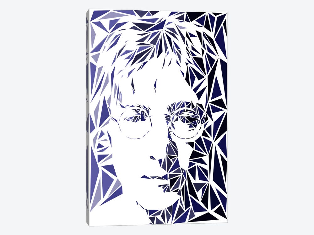 John Lennon by Cristian Mielu 1-piece Canvas Art Print