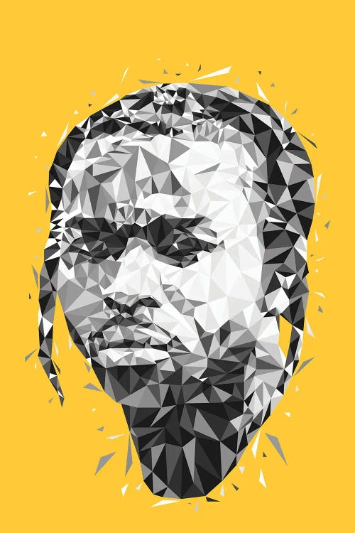 Low Poly Pop Smoke by Cristian Mielu wall art