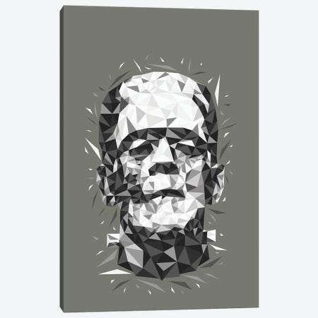 Low Poly Frankenstein Canvas Print #MIE433} by Cristian Mielu Canvas Art Print