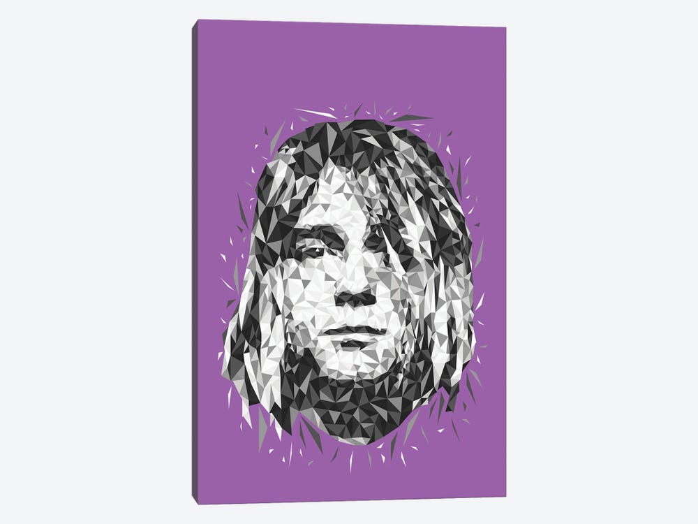 Low Poly Cobain by Cristian Mielu 1-piece Canvas Art Print