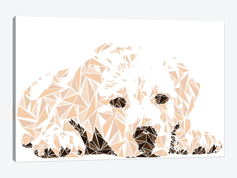 Labrador Puppy by Cristian Mielu 1-piece Canvas Artwork
