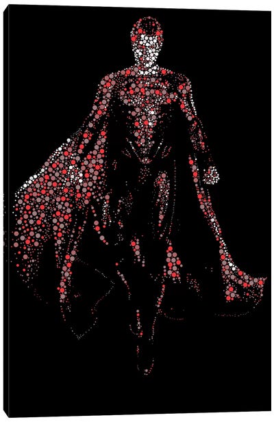 Man Of Steel Canvas Art Print - Superman