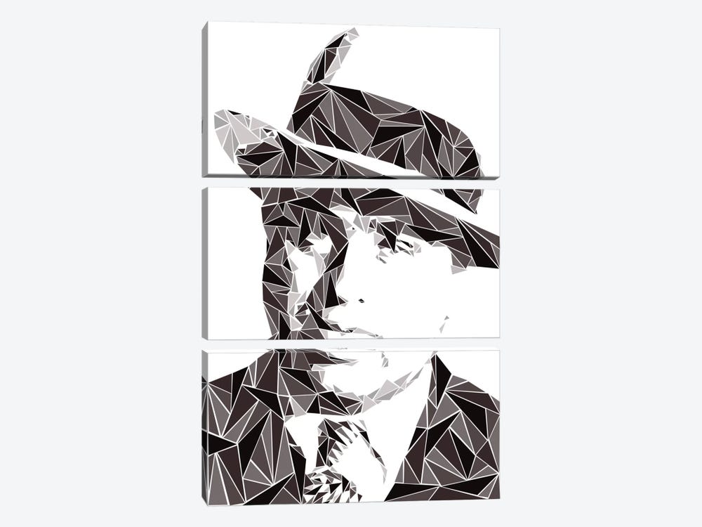 Al Capone I by Cristian Mielu 3-piece Canvas Print