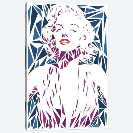 Marilyn Monroe II Canvas Print #MIE51} by Cristian Mielu Canvas Artwork