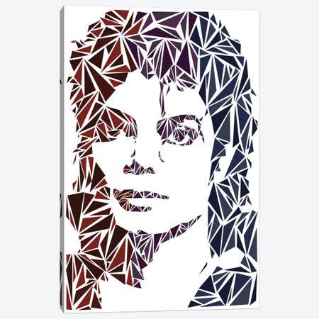 Michael Jackson Canvas Print #MIE52} by Cristian Mielu Canvas Art