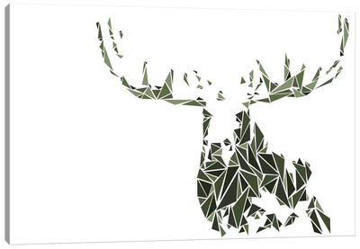 Moose Canvas Art Print - Nordic Simplicity