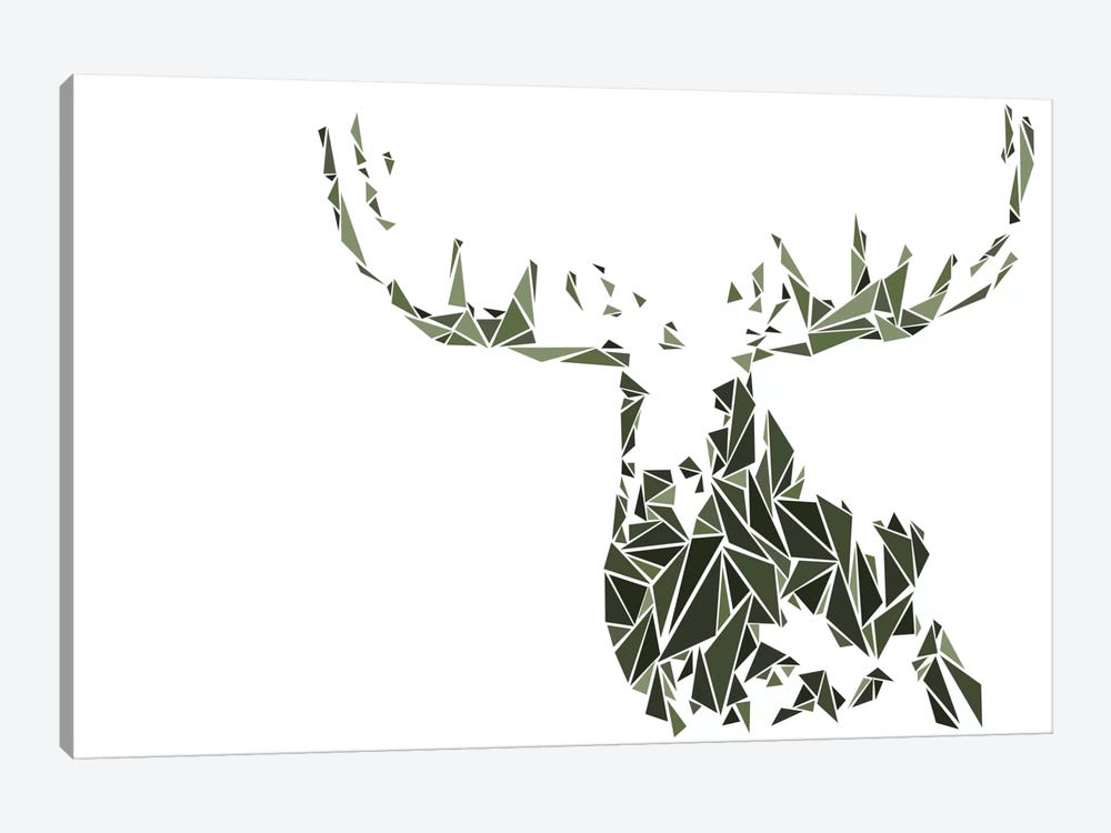 Moose by Cristian Mielu 1-piece Canvas Art