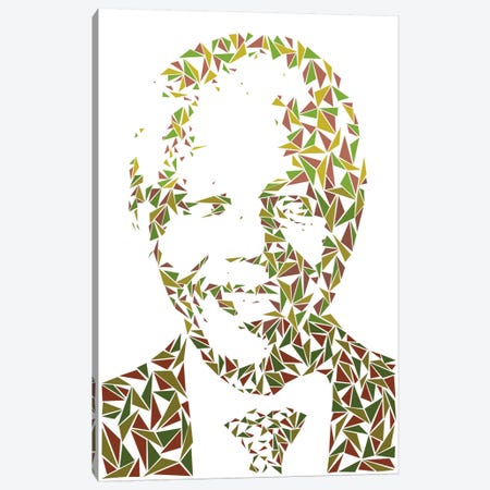 Nelson Mandela Canvas Print #MIE54} by Cristian Mielu Canvas Print