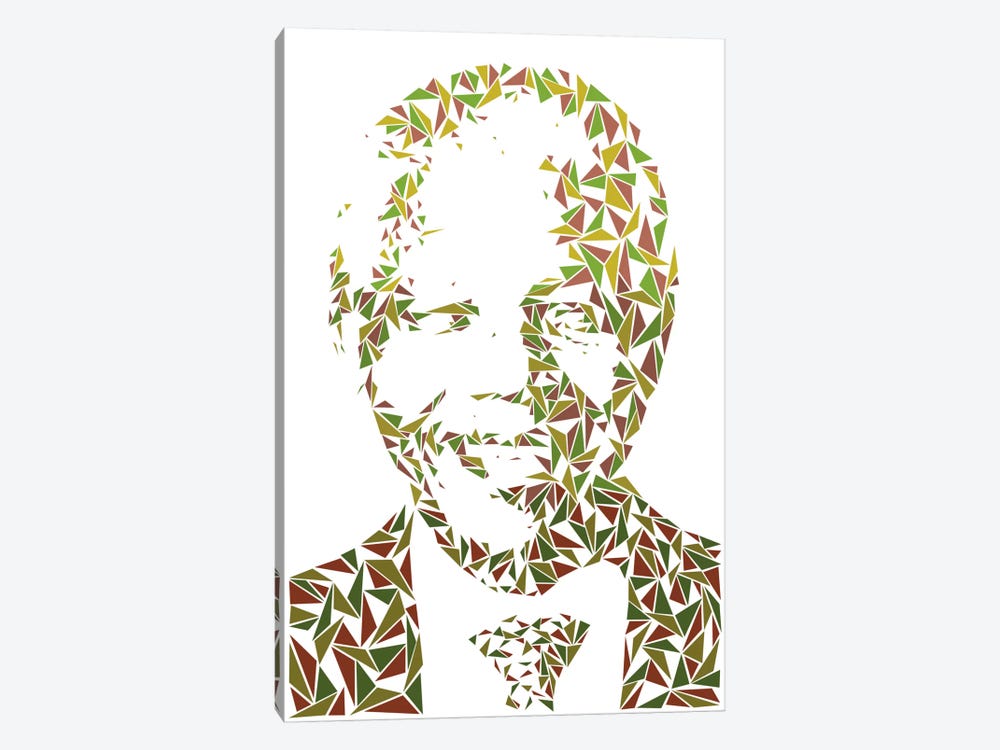 Nelson Mandela by Cristian Mielu 1-piece Canvas Print