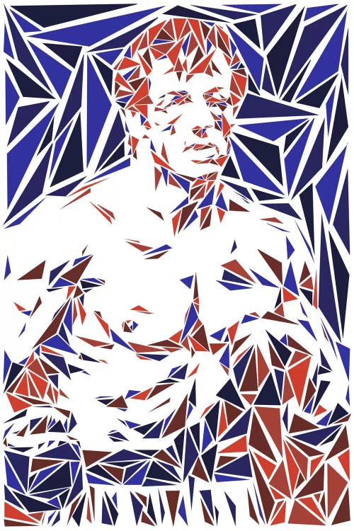 Rocky Balboa by Cristian Mielu wall art