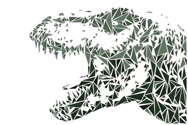 Prehistoric Animals: Tyrannosaurus Rex by Cristian Mielu