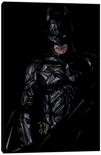 Batman IV Canvas Art Print - Comic Book Character Art