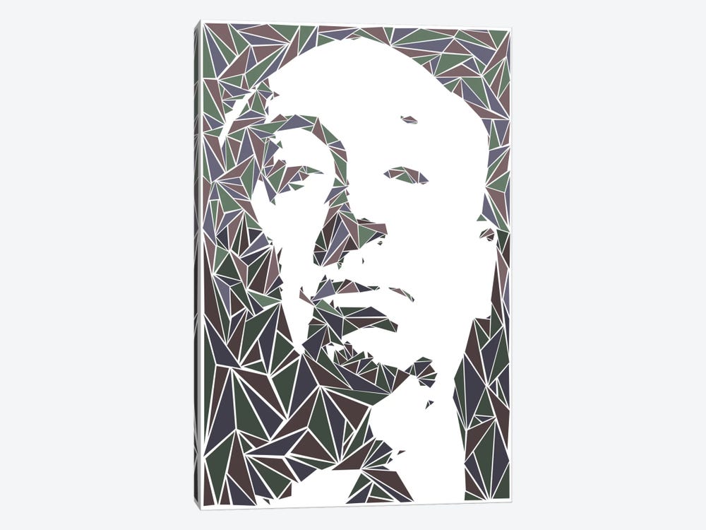 Alfred Hitchcock by Cristian Mielu 1-piece Canvas Wall Art