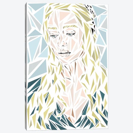 Daenerys Canvas Print #MIE80} by Cristian Mielu Canvas Print