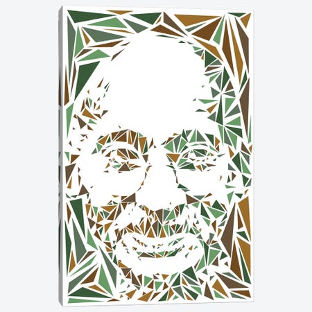 Gandhi Canvas Print #MIE84} by Cristian Mielu Canvas Artwork