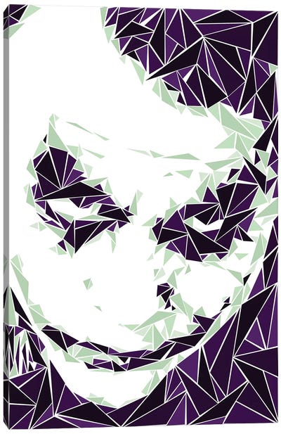 Joker III Canvas Art Print - Cristian Mielu