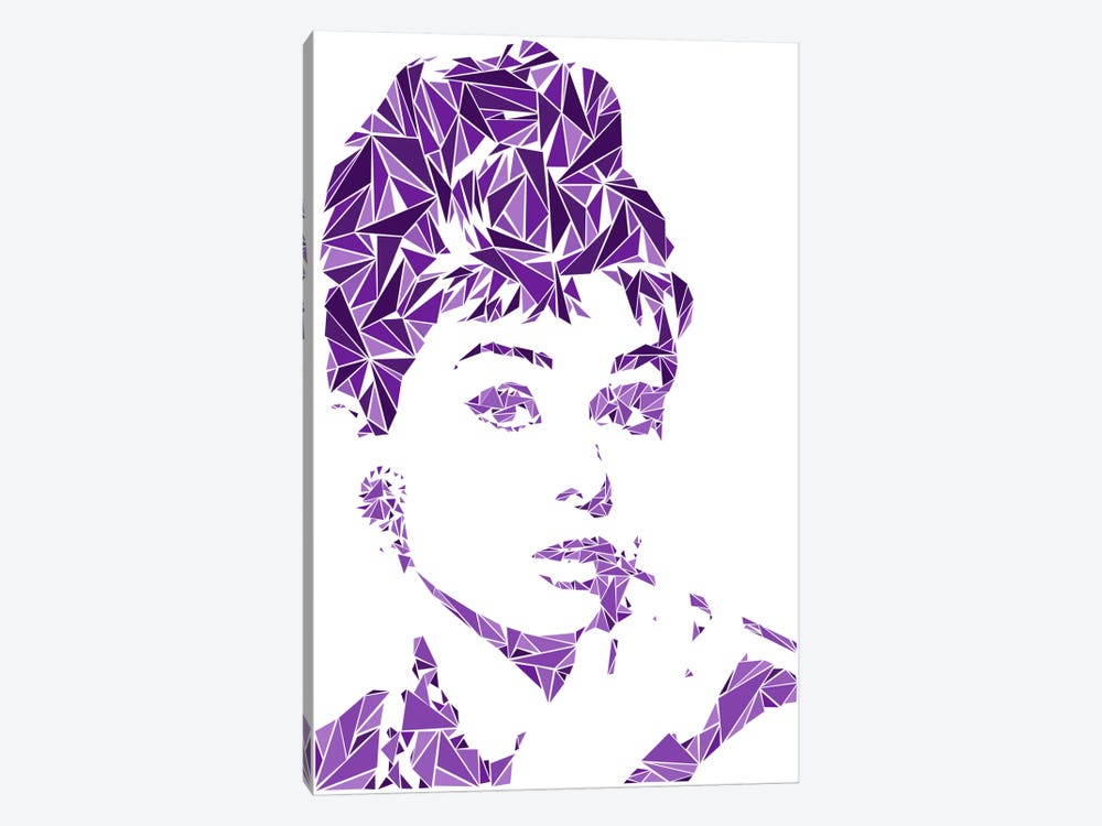 Audrey Hepburn by Cristian Mielu 1-piece Canvas Artwork