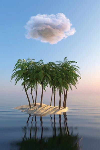 Mike Kiev: Small Tropical Island In The Sea by Mike Kiev