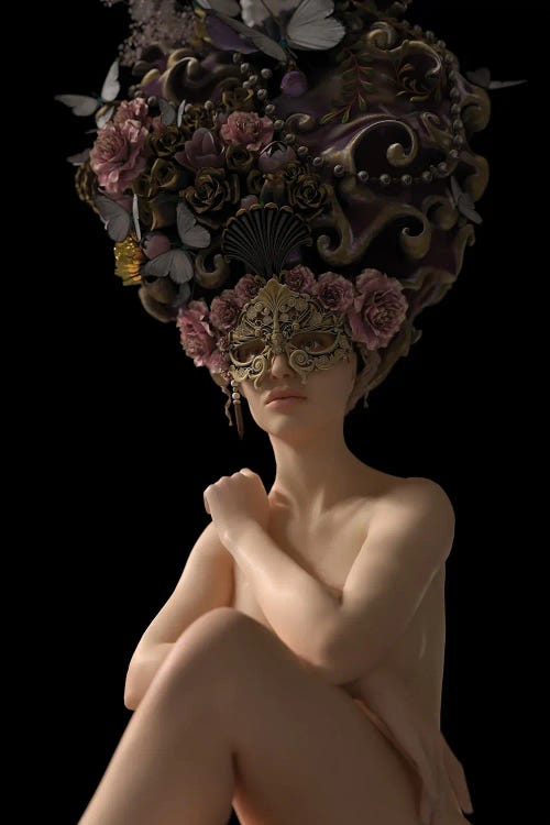 Queen Of The Night by Mike Kiev wall art