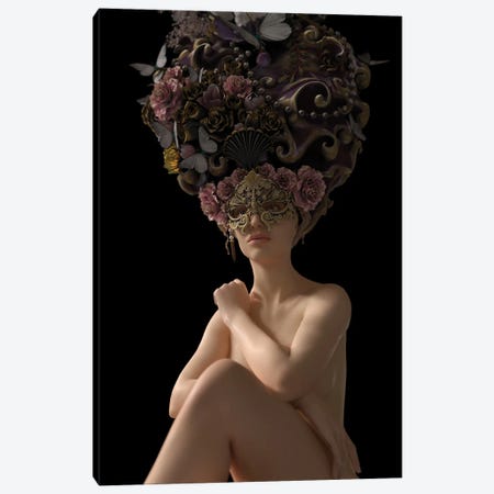 Queen Of The Night Canvas Print #MII280} by Mike Kiev Canvas Art