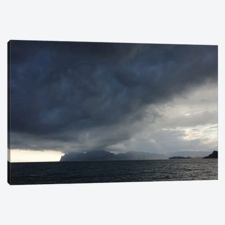 Storm Clouds Over The Sea Canvas Print #MII306} by Mike Kiev Canvas Art