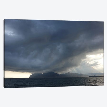 Storm Clouds Over The Sea II Canvas Print #MII307} by Mike Kiev Canvas Wall Art