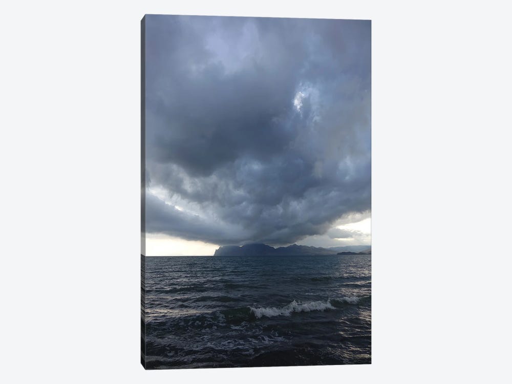Storm Clouds Over The Sea IV by Mike Kiev 1-piece Canvas Artwork