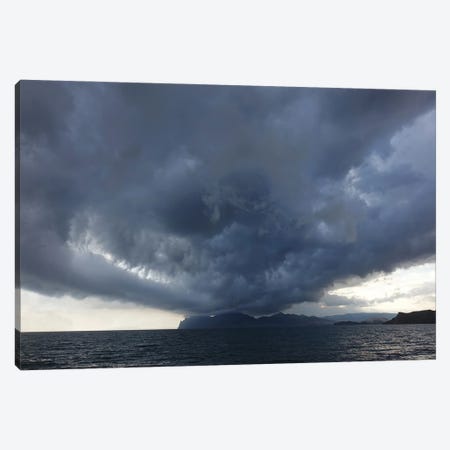 Storm Clouds Over The Sea III Canvas Print #MII309} by Mike Kiev Canvas Print
