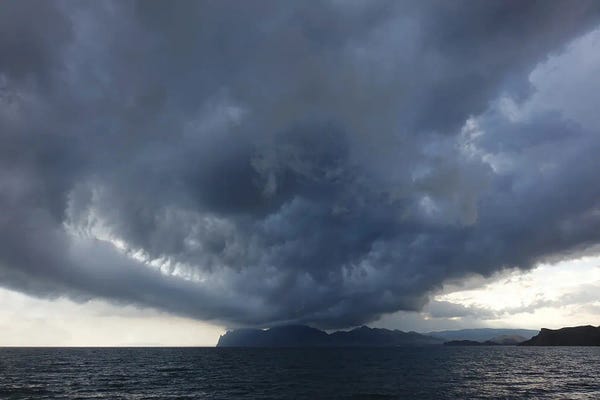 Mike Kiev: Storm Clouds Over The Sea III by Mike Kiev