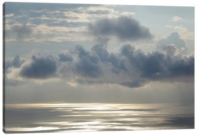 Clouds Over The Sea Canvas Art Print - Mike Kiev