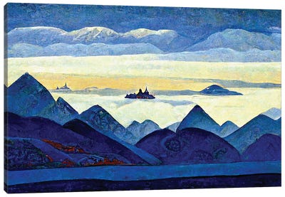 Blue Mountains I Canvas Art Print - Mike Kiev
