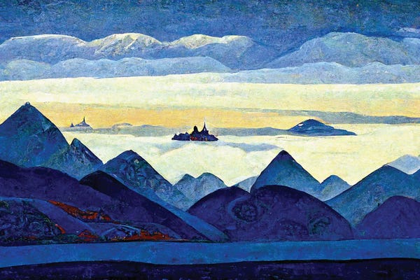 Mike Kiev: Blue Mountains I by Mike Kiev