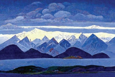 Blue Mountains II by Mike Kiev art print