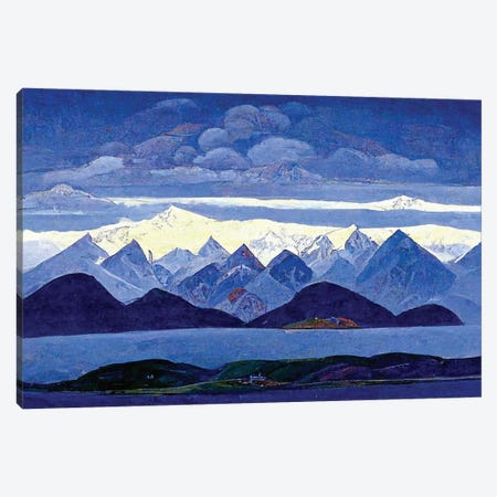 Blue Mountains II Canvas Print #MII337} by Mike Kiev Art Print