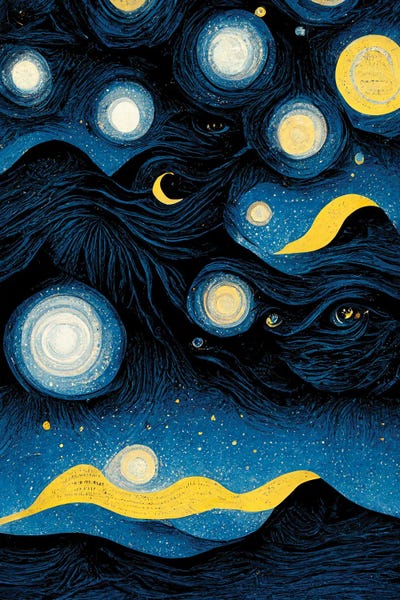 Starry Night Collection: Starry Night by Mike Kiev