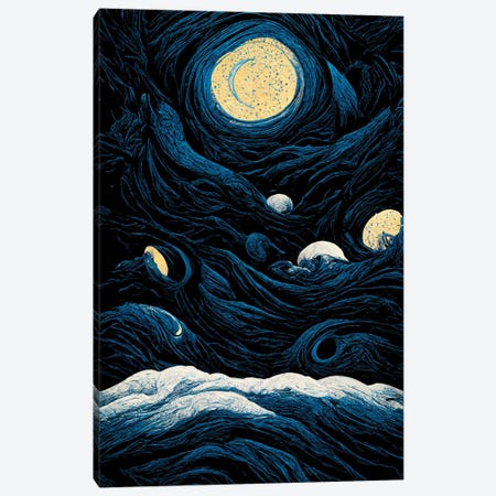 Starry Night III Canvas Print #MII370} by Mike Kiev Canvas Wall Art