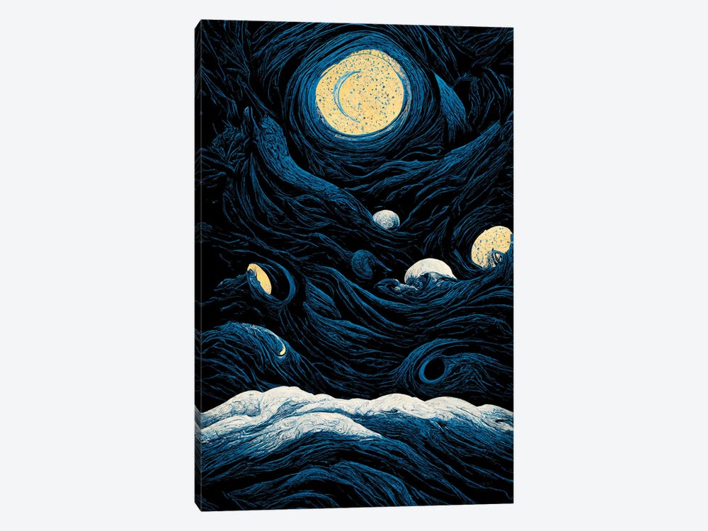 Starry Night III by Mike Kiev 1-piece Art Print