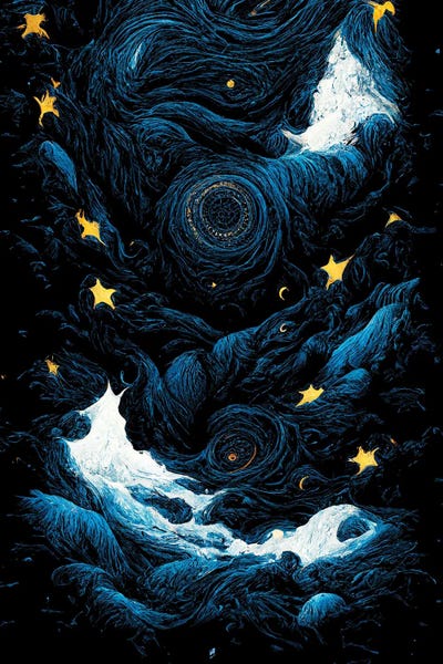 Starry Night Collection: Starry Night V by Mike Kiev