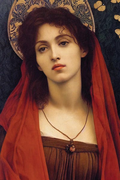 Madonna Painting II by Mike Kiev multi panel art