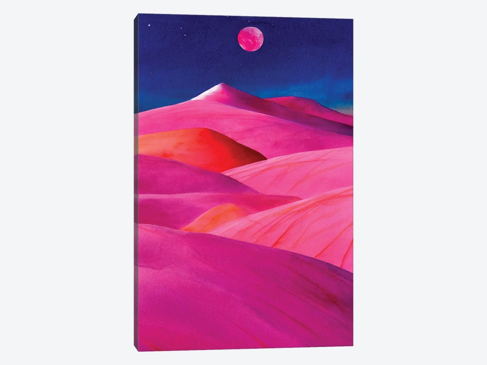 Pink Desert II by Mike Kiev 1-piece Canvas Art