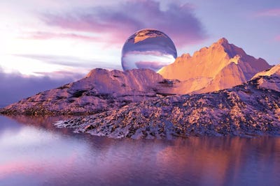 Frozen Mountains In The Sea by Mike Kiev canvas print