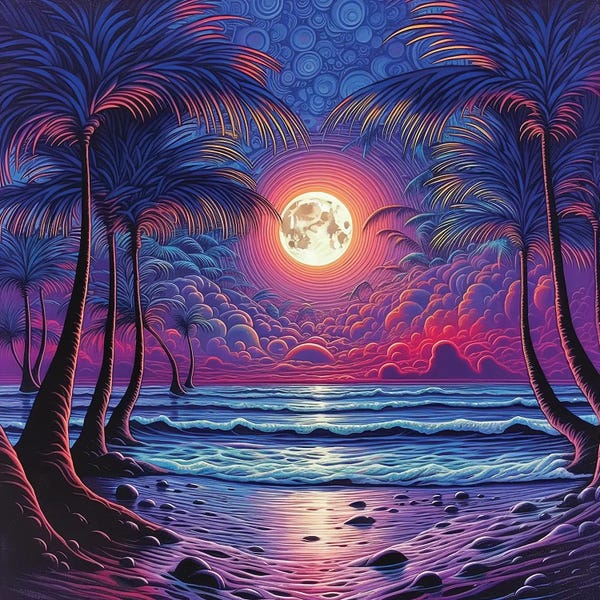 Beach Lover: Fantasy Sea Beach by Mike Kiev